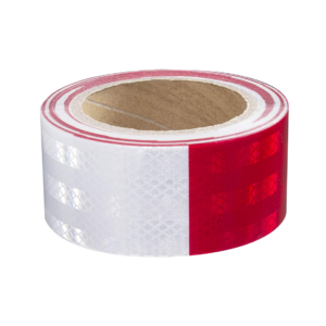Bande réfléchissante haute visibilité 5 cm Rouge et Blanc