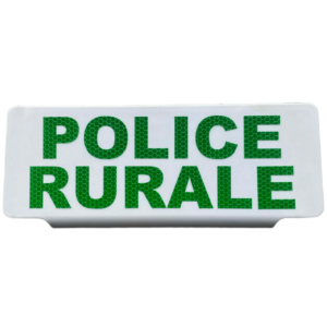 Clip Pare Soleil POLICE RURALE réfléchissant