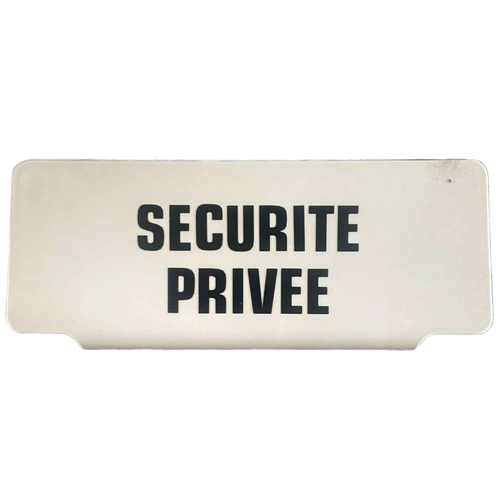 Clip Pare Soleil SECURITE PRIVEE