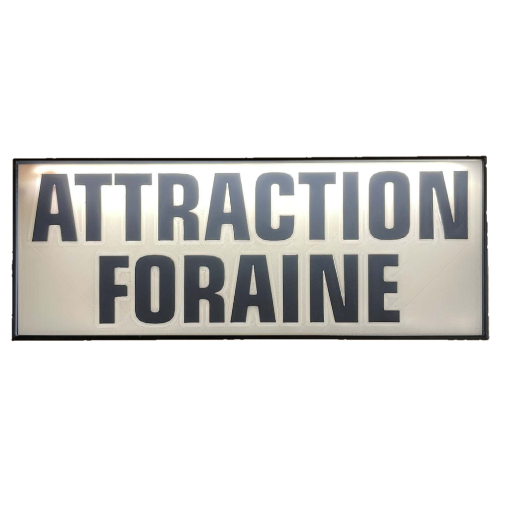 Pare Soleil Lumineux LED Attraction Foraine de Nuit