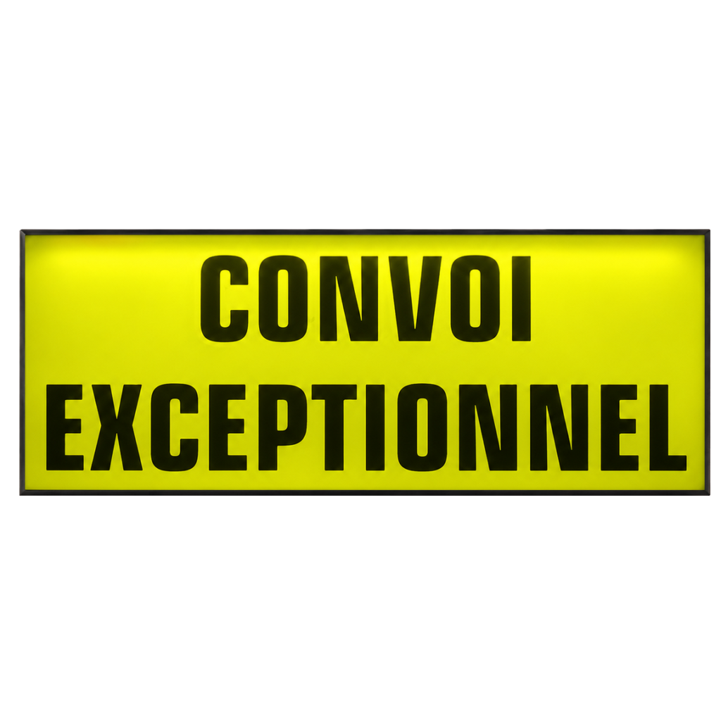 Pare-Soleil lumineux LED Convoi Exceptionnel de Nuit
