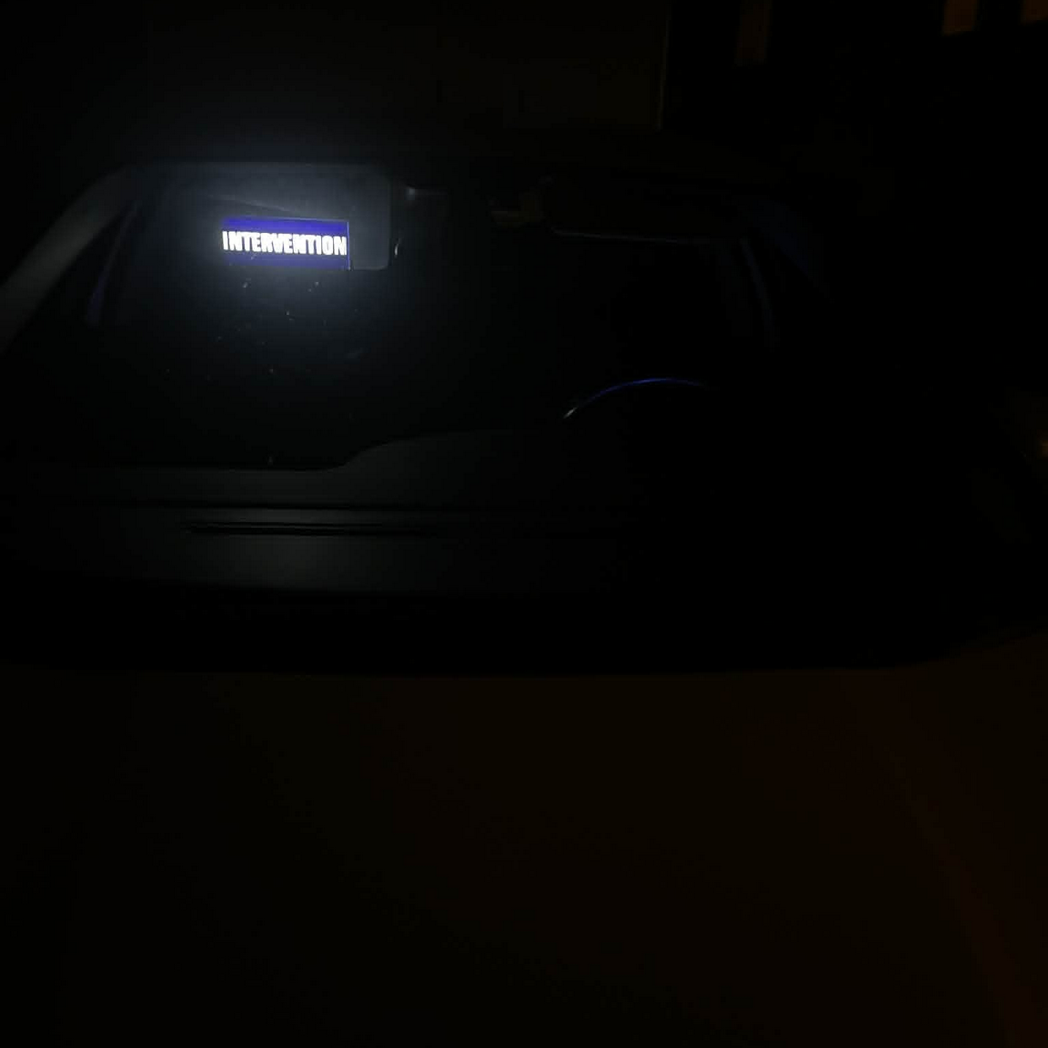 Pare Soleil Lumineux LED Intervention inside