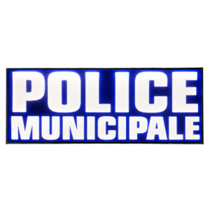 Pare Soleil Lumineux LED Police Municipale de nuit