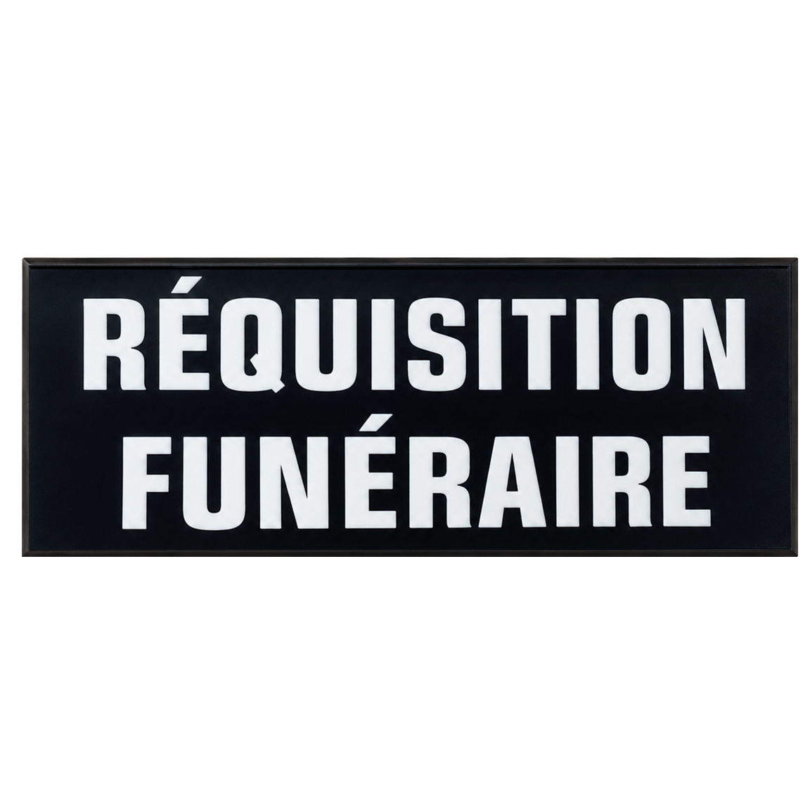 Pare Soleil Lumineux LED Réquisition Funéraire