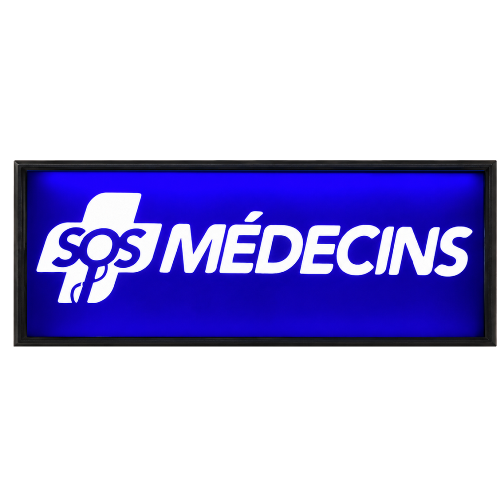 Pare Soleil Lumineux LED SOS Médecins de nuit
