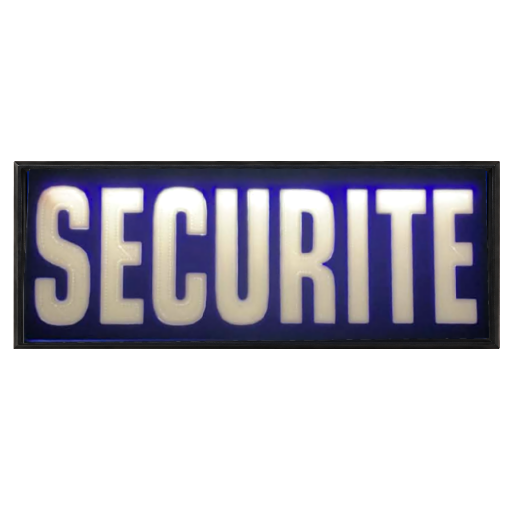 Pare soleil Lumineux SECURITE de Nuit