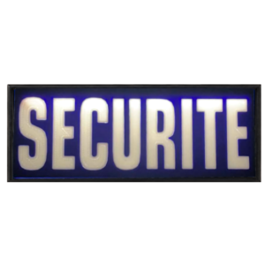 Pare soleil Lumineux SECURITE de Nuit