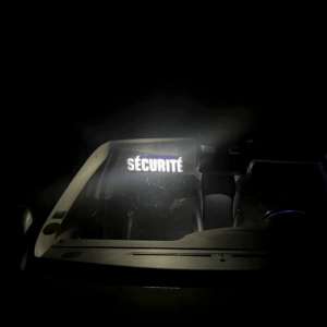 Pare Soleil Lumineux LED Sécurité inside