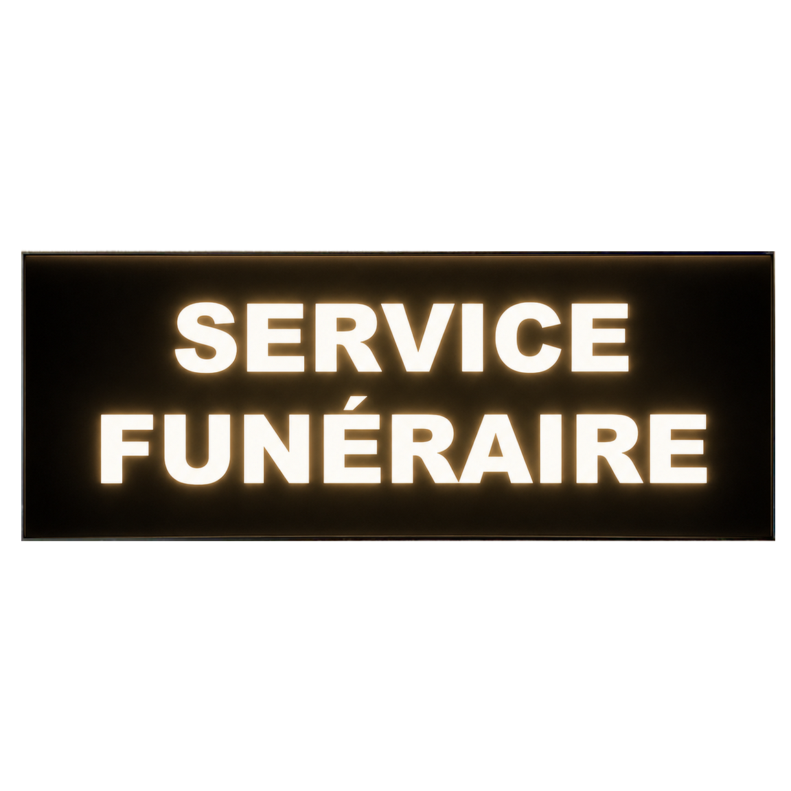 Pare Soleil Lumineux LED Service Funéraire de nuit