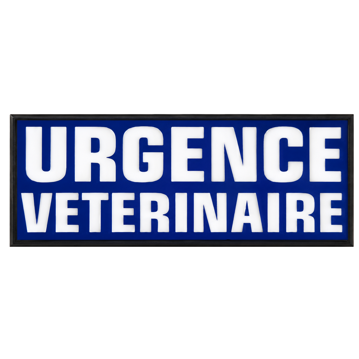 Pare-soleil rétroéclairé à LED "URGENCE VETERINAIRE" – Image 2