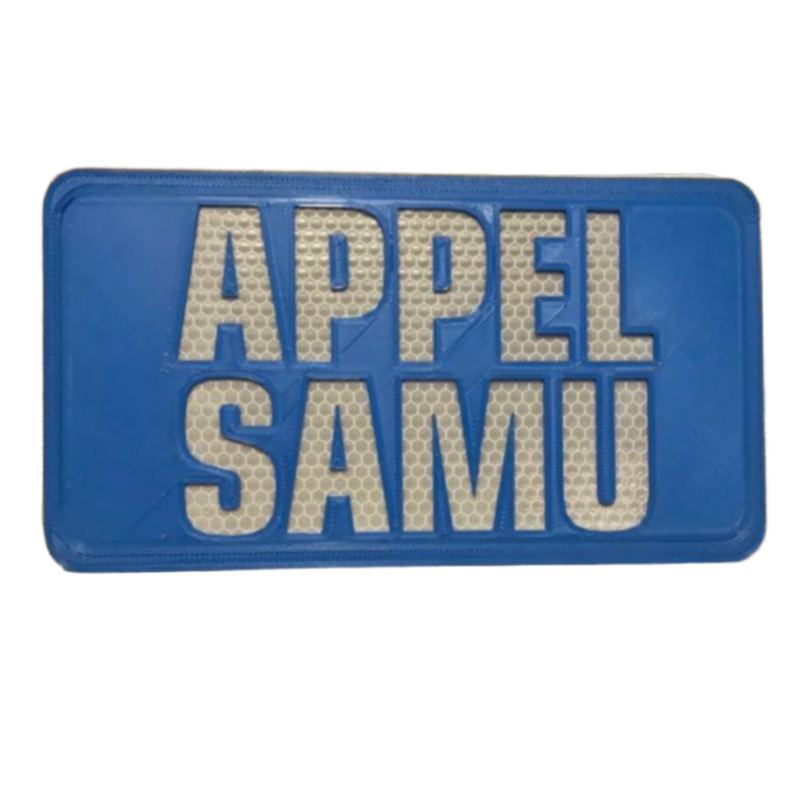 Plaque pare-soleil réfléchissante APPEL SAMU