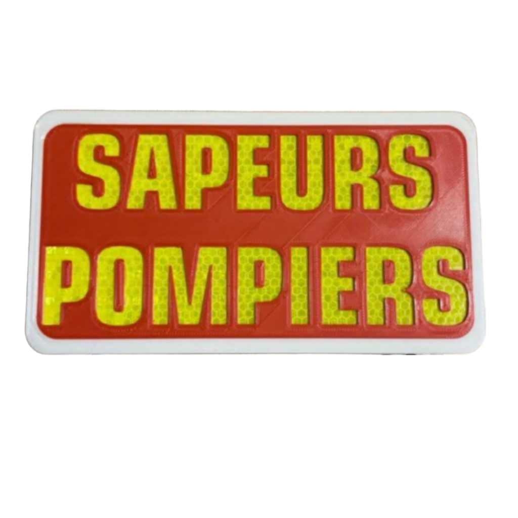 Plaque Pare Soleil Réfléchissante SAPEURS POMPIERS