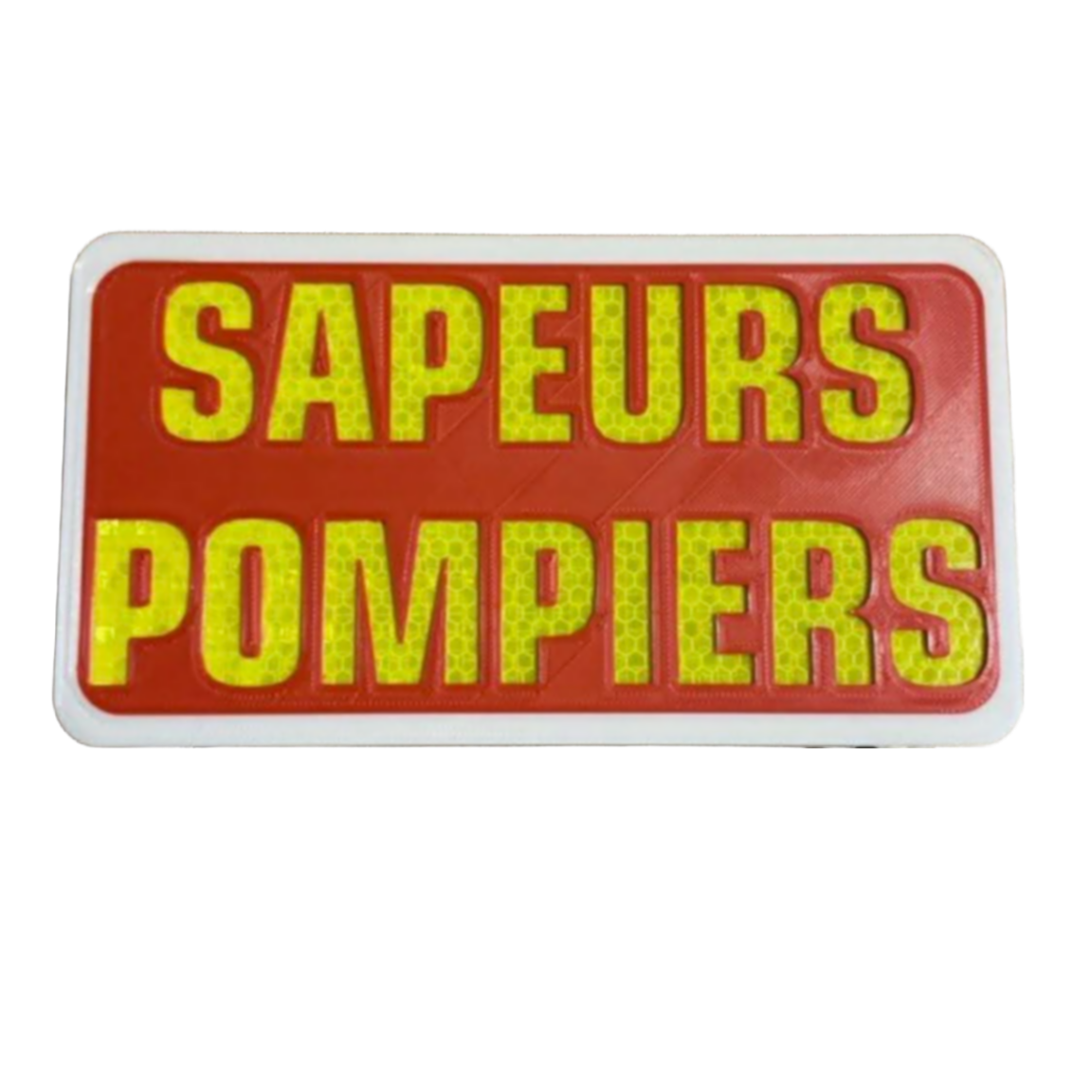 Plaque Pare Soleil Réfléchissante SAPEURS POMPIERS