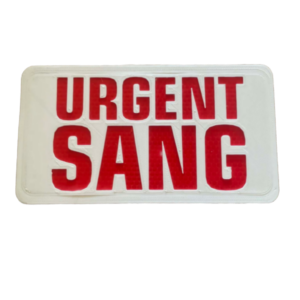 Plaque Pare Soleil Réfléchissante URGENT SANG