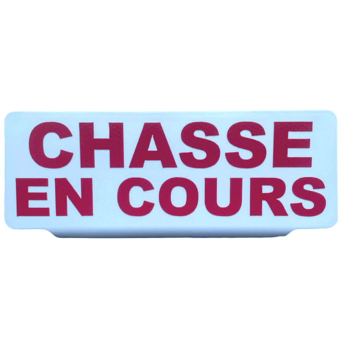Clip Pare Soleil CHASSE EN COURS Réfléchissant