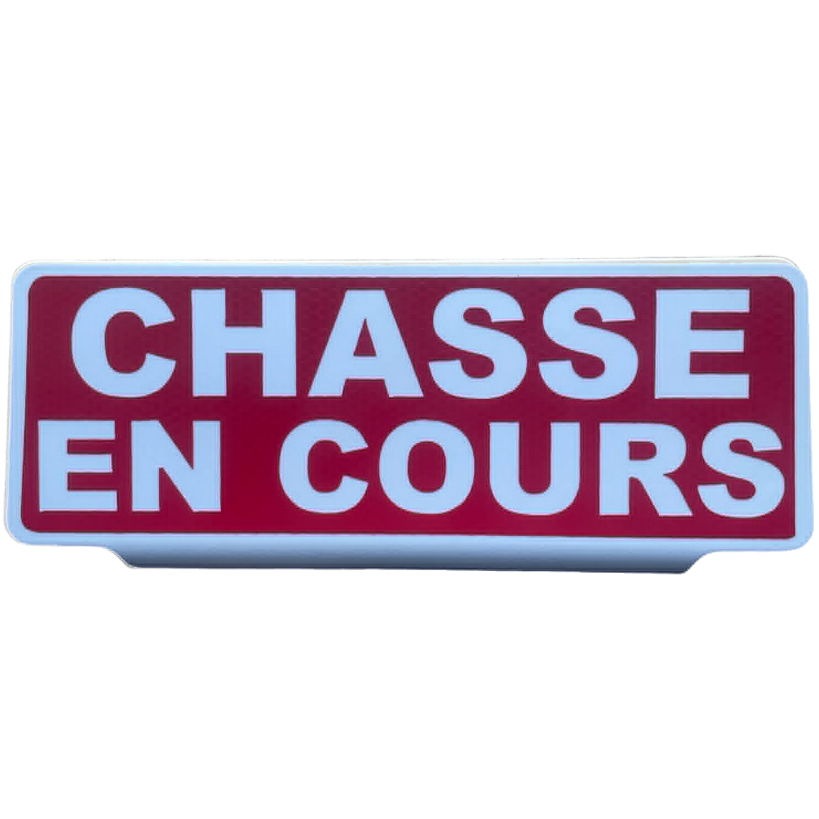 Clip Pare Soleil CHASSE EN COURS Réfléchissant
