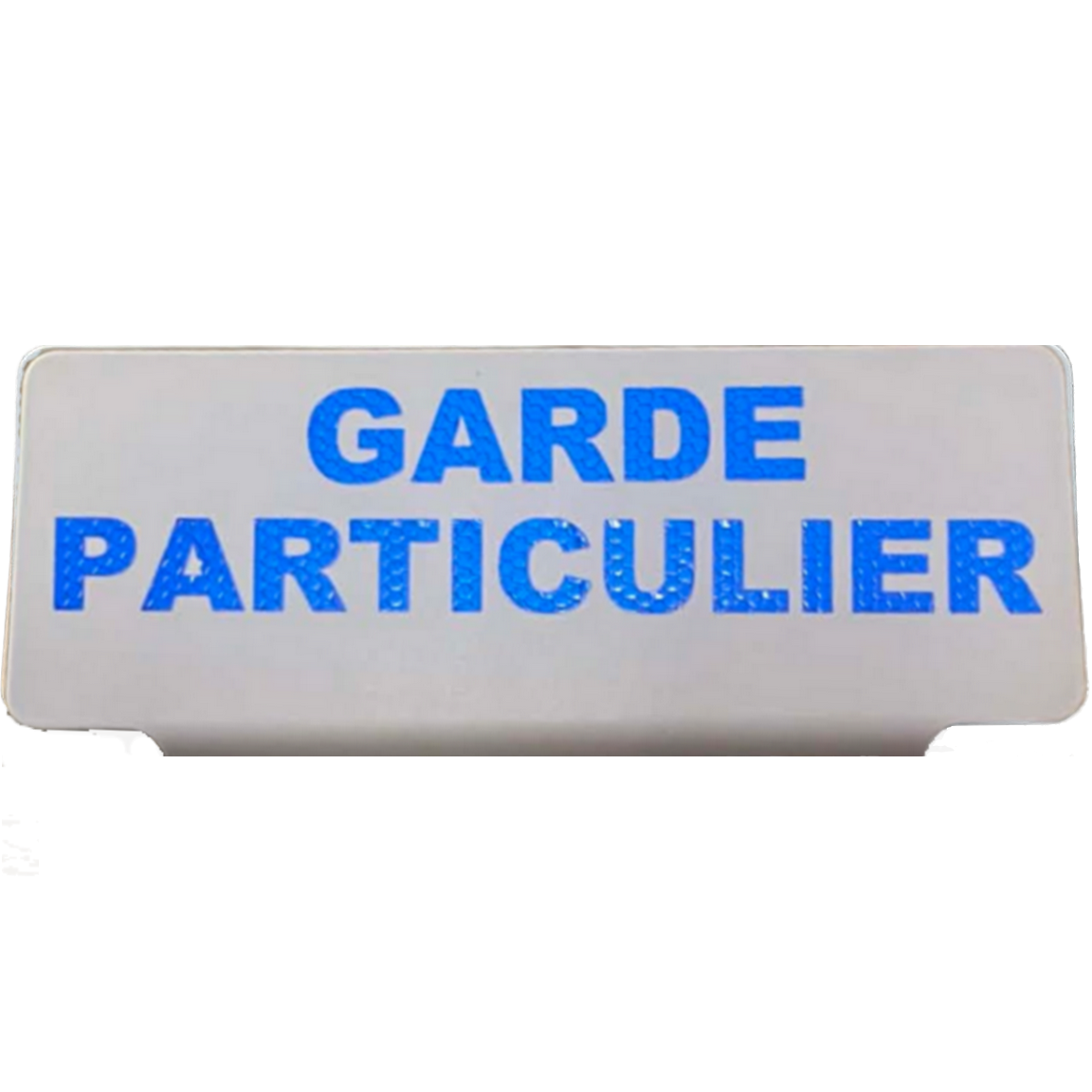 Clip Pare Soleil GARDE PARTICULIER Réfléchissant de nuit