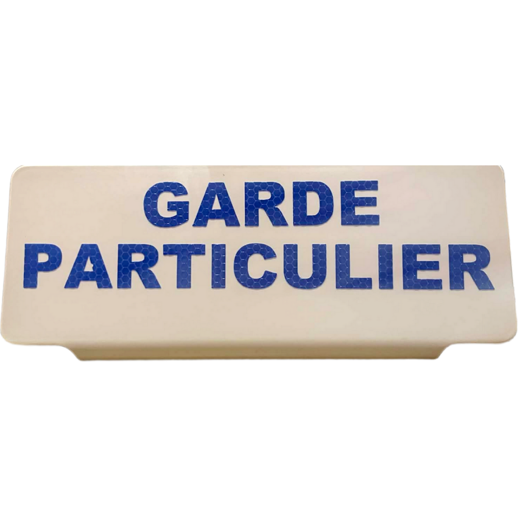 Clip Pare Soleil GARDE PARTICULIER Réfléchissant