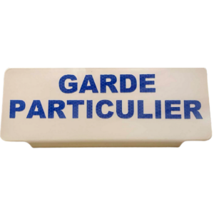 Clip Pare Soleil GARDE PARTICULIER Réfléchissant