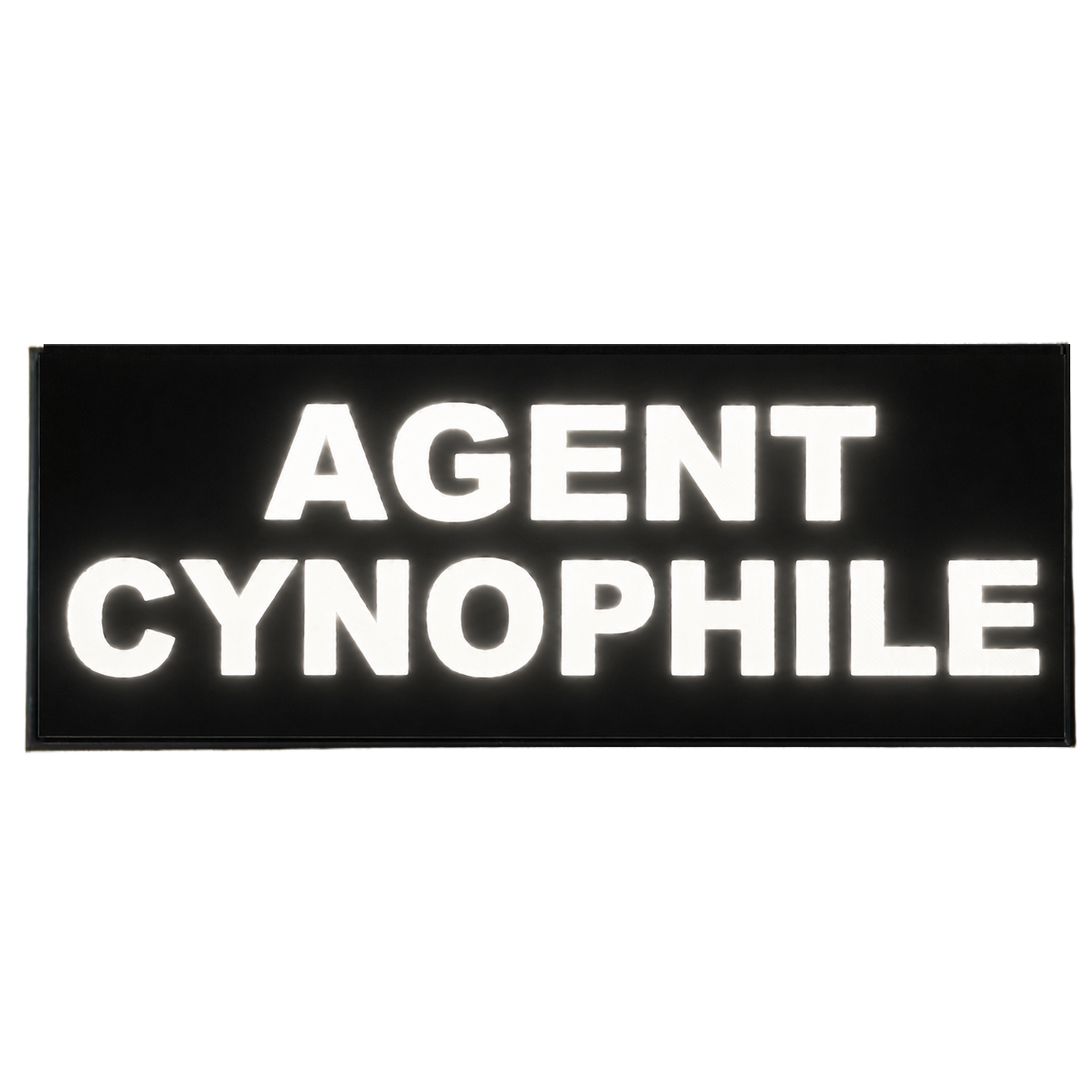 Pare Soleil Lumineux LED Agent Cynophile Noir de nuit