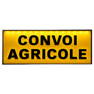 Pare Soleil Lumineux LED Convoi Agricole de nuit