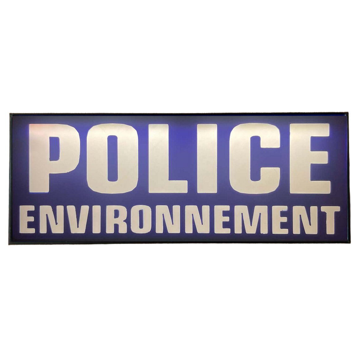 Pare Soleil Lumineux LED Police Environnement de nuit