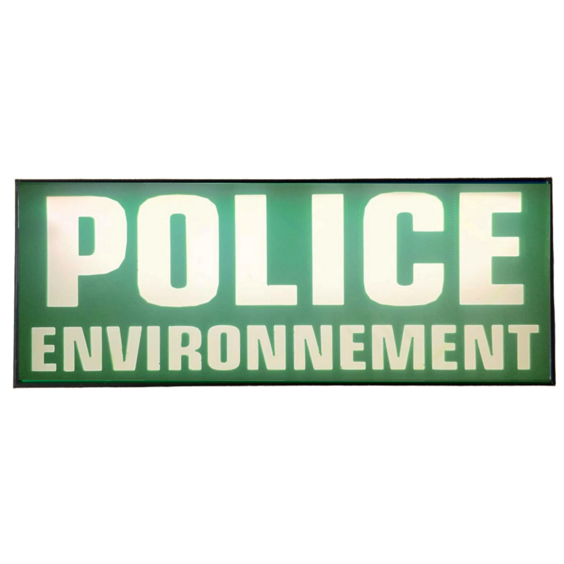 Pare Soleil Lumineux LED Police Environnement de nuit