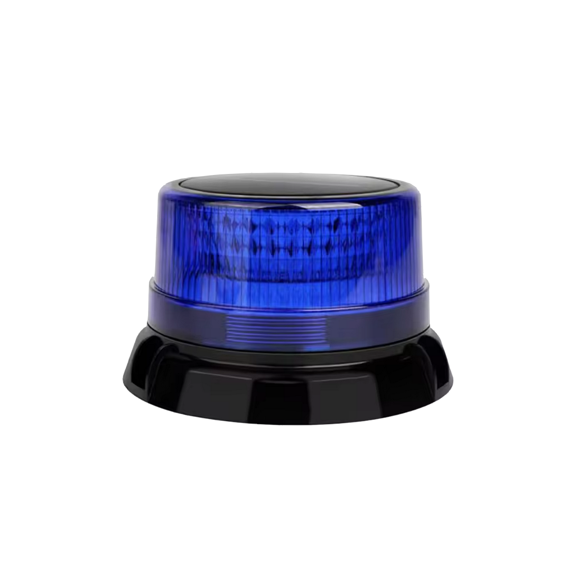 Gyrophare LED solaire Bleu