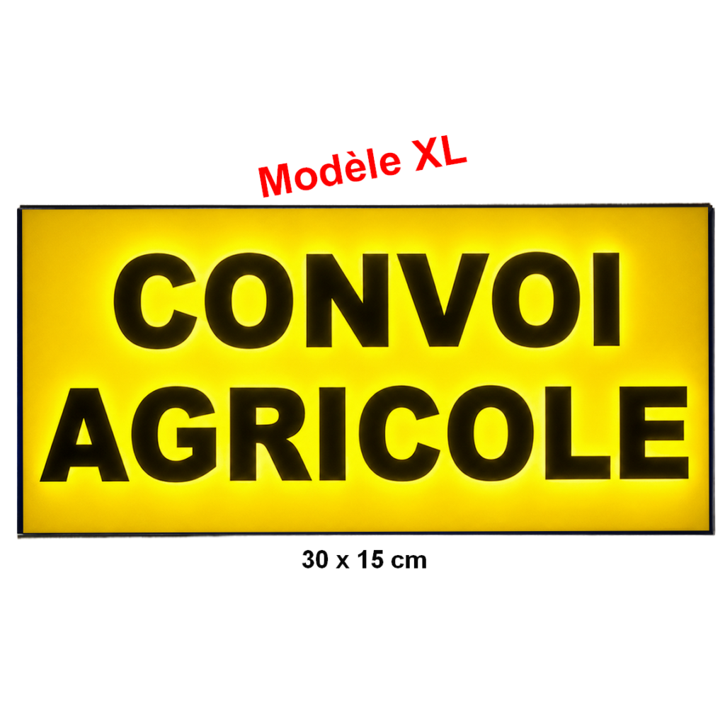 Pare Soleil Lumineux Convoi Agricole XL