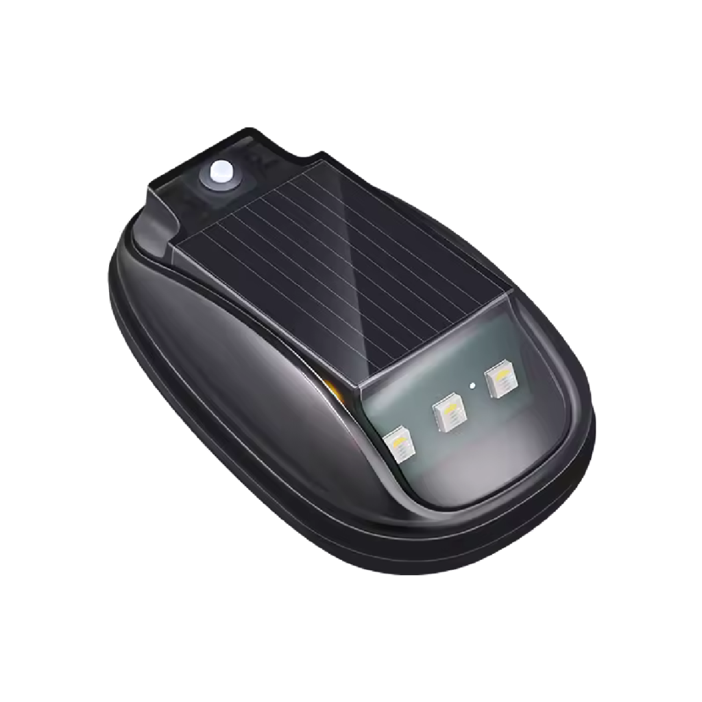 Feux stroboscopiques LED RGB à énergie solaire