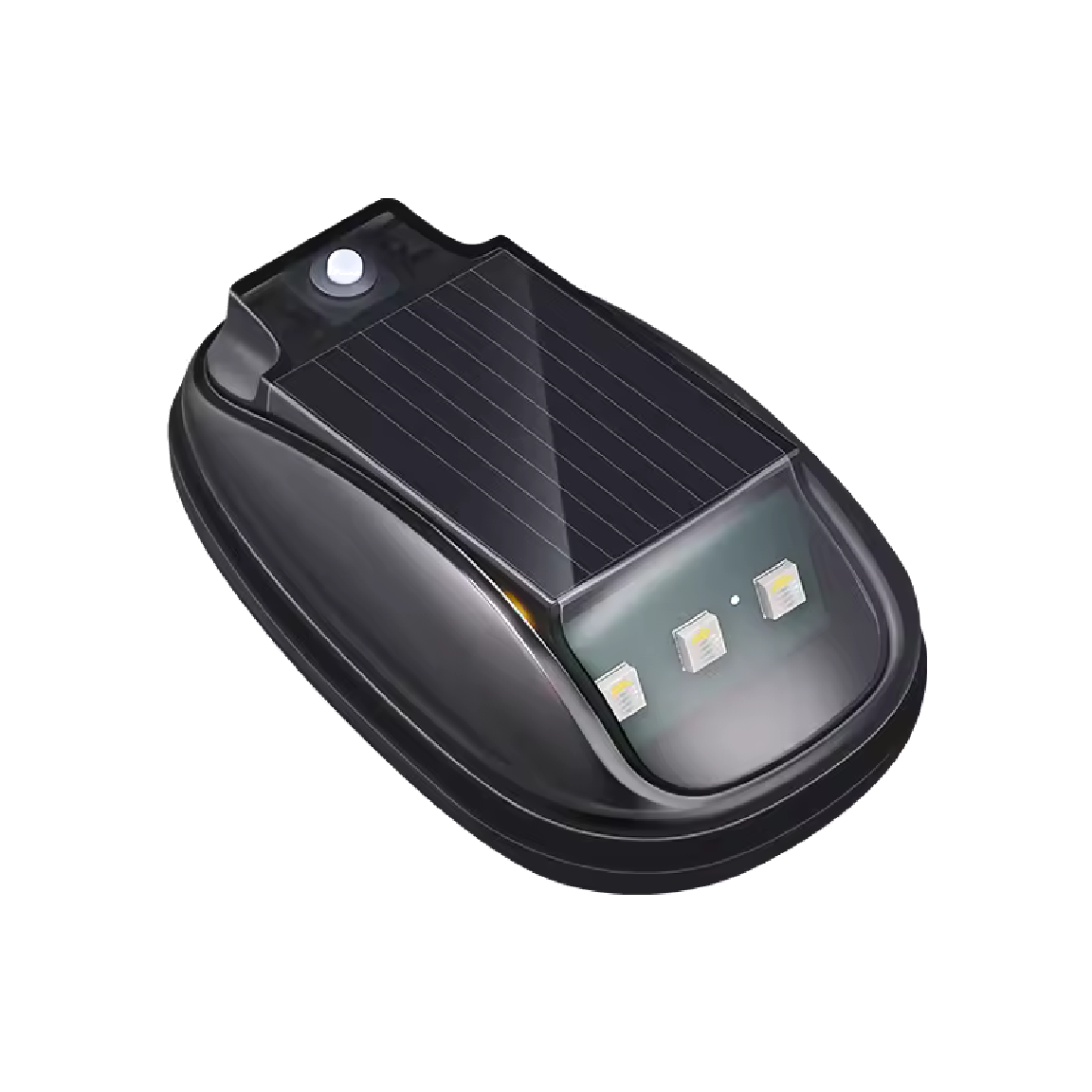 Feux stroboscopiques LED RGB à énergie solaire