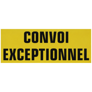 Plaque Identification Convoi Exceptionnel