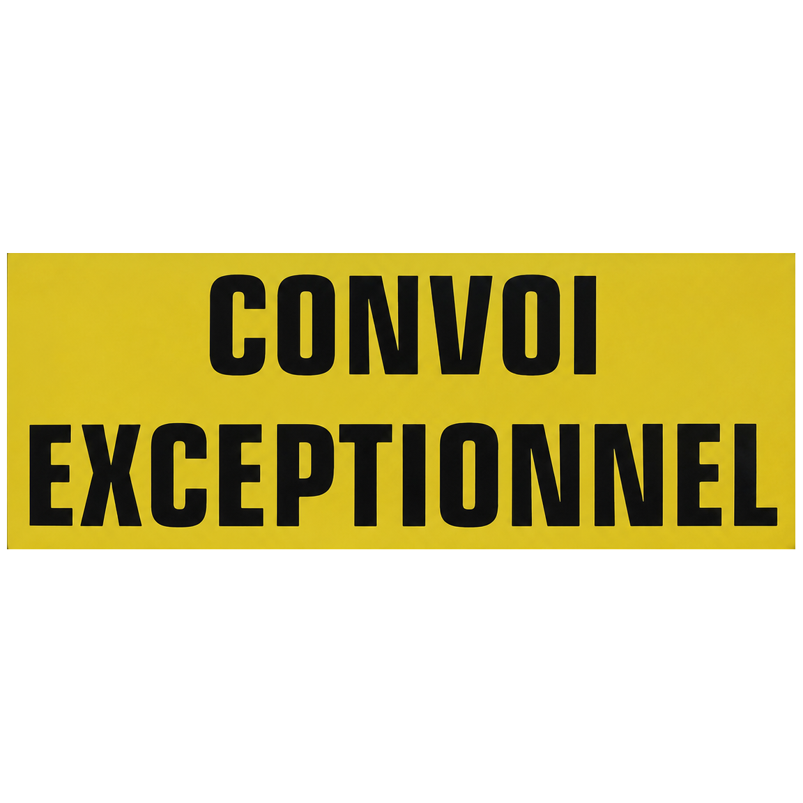 Plaque Identification Convoi Exceptionnel