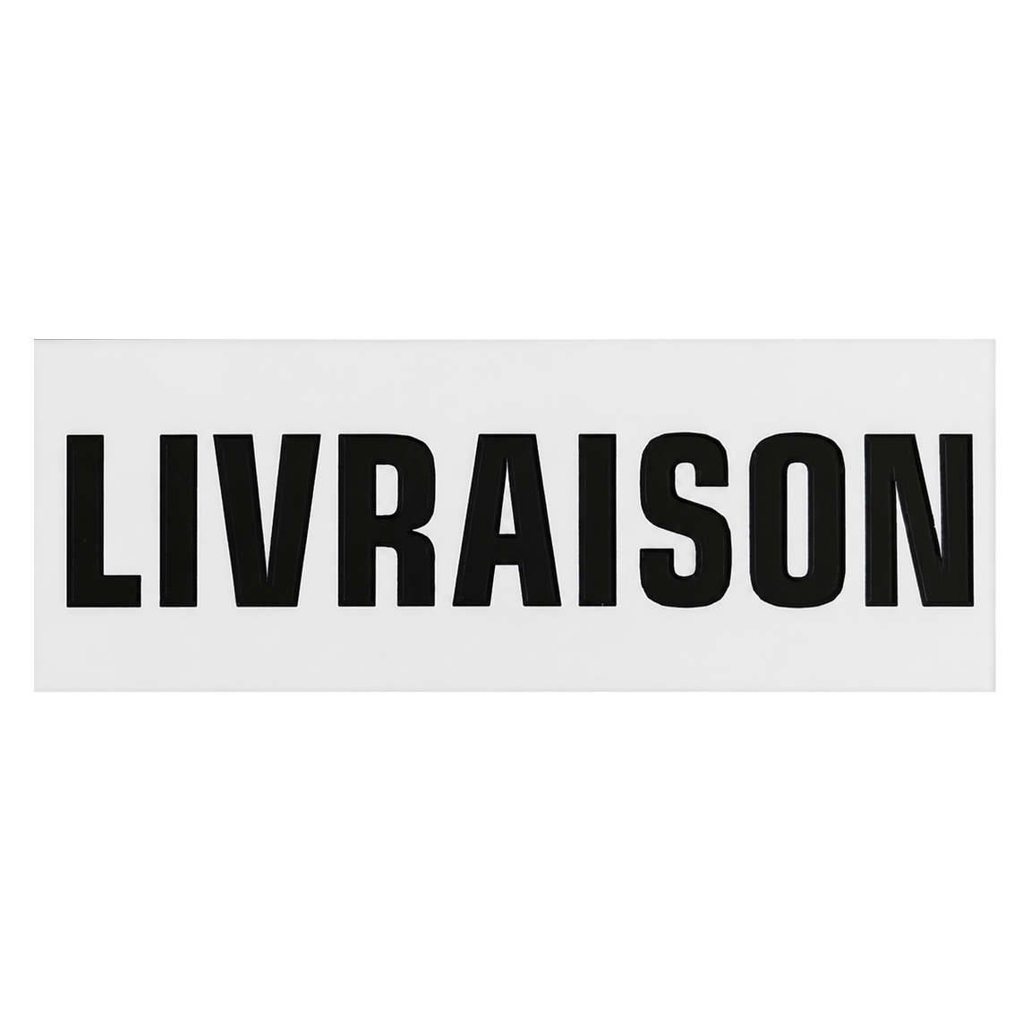 Plaque Identification Livraison