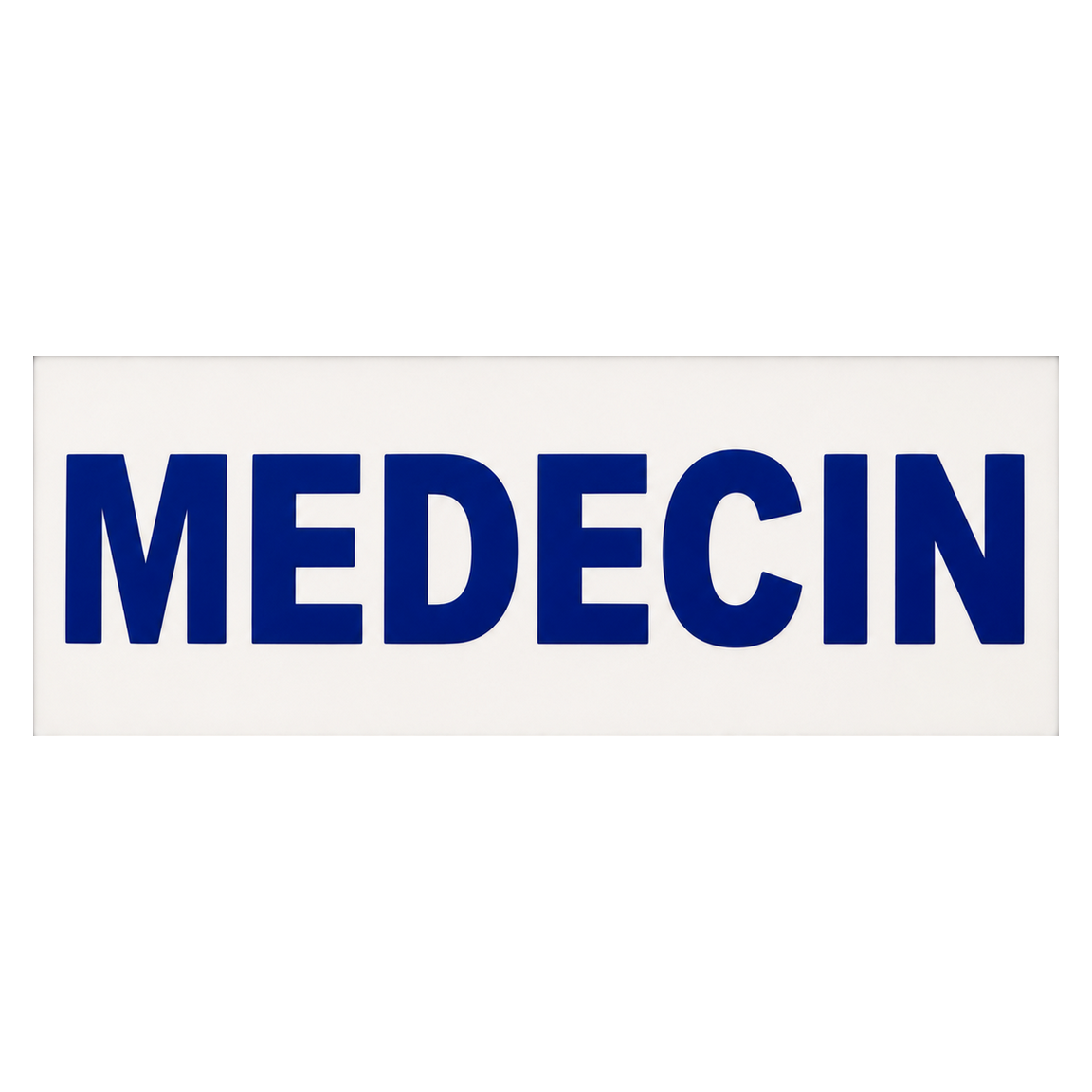 Plaque Identification Médecin