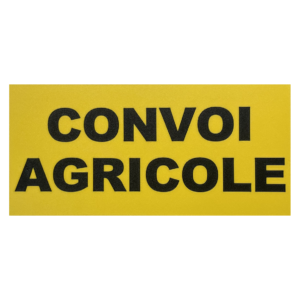 Plaque Identification XL Convoi Agricole