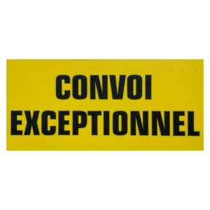 Plaque Identification XL Convoi Exceptionnel