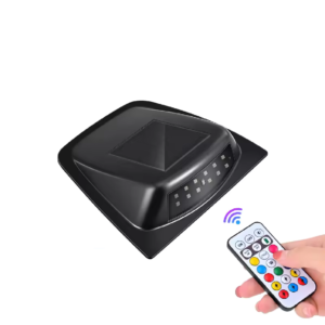 Voyant d’avertissement RGB solaire de toit