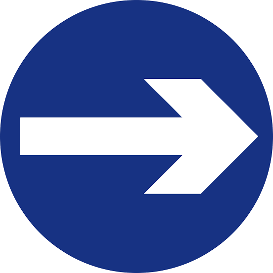 Panneau flèche